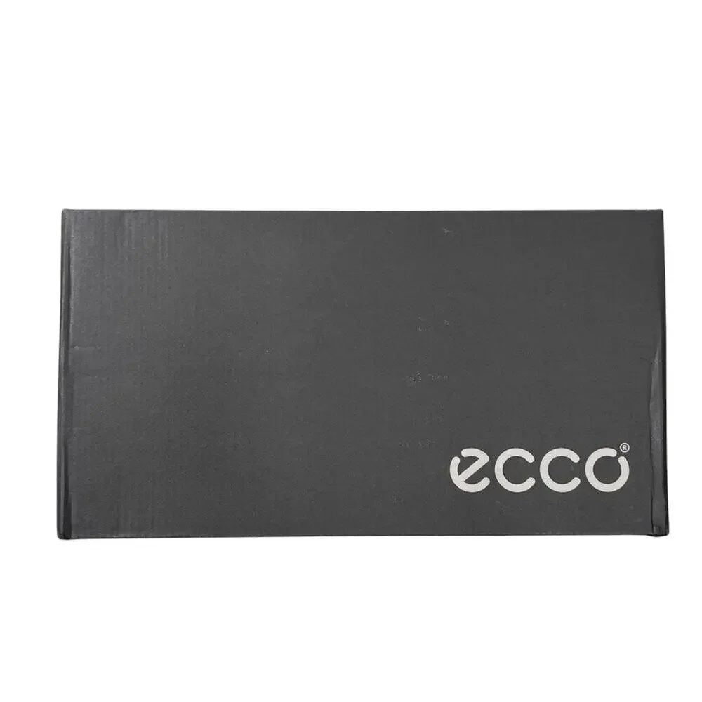 ECCO Soft 7 Slip-On Sneakers SIZE 36 Black Perforated Leather Walking Shoes NIB